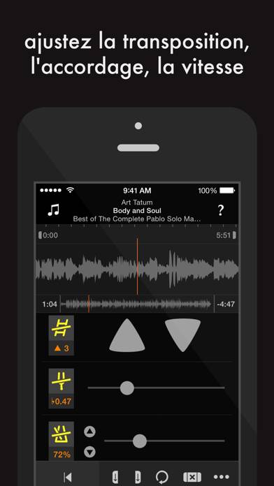Téléchargement de l'application AudioScrub (Édition REMIX) - Disponible pour iOS et Android
