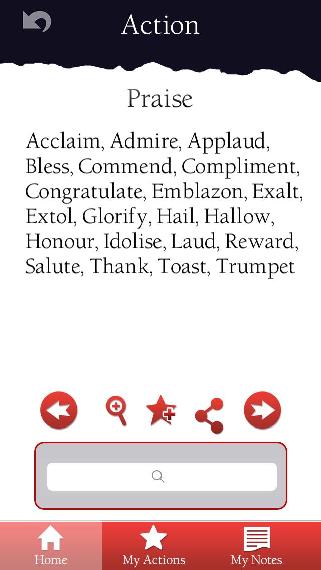 Actions: The Actors’ Thesaurus App screenshot #3