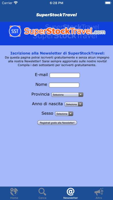 SuperStockTravel Europe App screenshot #3