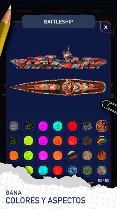 Fleet Battle: Sea Battle game Capture d'écran de l'application #4