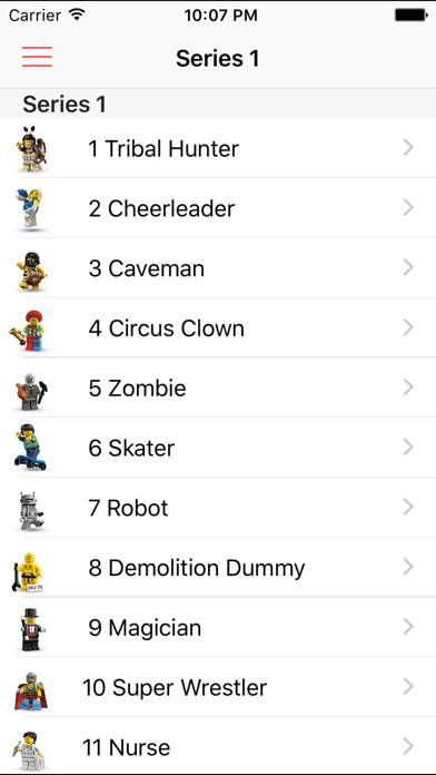 Collectors List Captura de pantalla de la aplicación #2