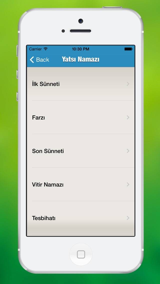 Sesli Seccade Schermata dell'app
