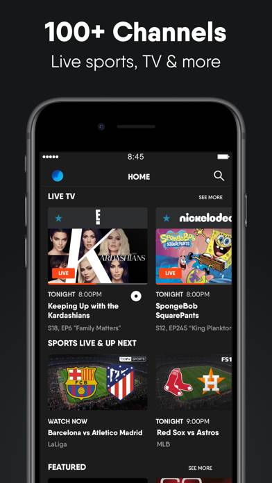 Fubo: Watch Live TV & Sports App screenshot #1