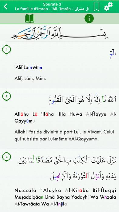 Coran Tajwid : Français, Arabe App screenshot #4