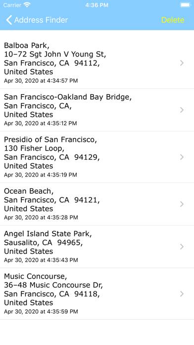 Address & IP Tracker Pro App-Screenshot