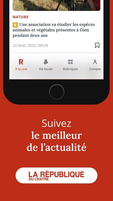 La Rép Capture d'écran de l'application