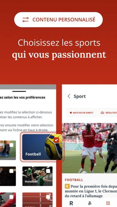 La Rép Capture d'écran de l'application