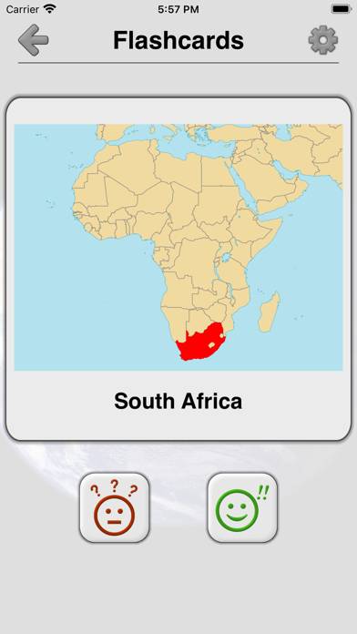 Maps of All Countries Geo-Quiz App screenshot #4