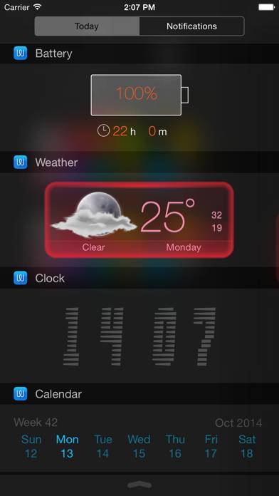 Widget App screenshot #2