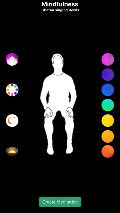 Tibetan singing Bowls App screenshot