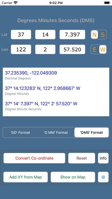 Coordinate Converter DD DMS Schermata dell'app #5