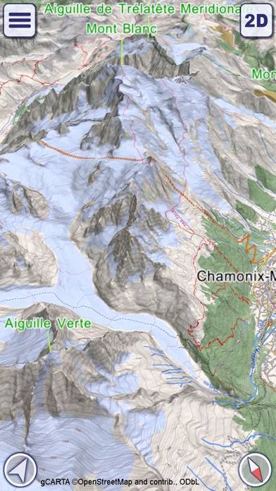 GeoFlyer Europe 3D Maps Captura de pantalla de la aplicación #1