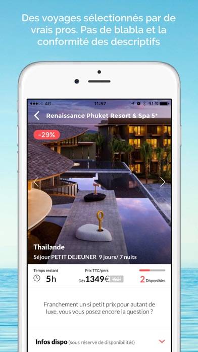 Départ Demain dernière minute App screenshot