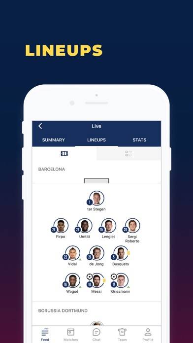 Barcelona Live  Goals & News. Capture d'écran de l'application #6