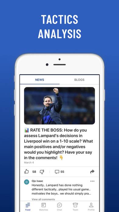 Blues Live Unofficial. App screenshot