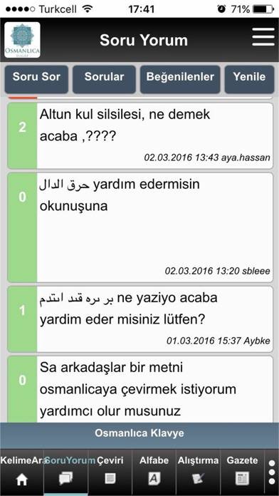 Osmanlıca Sözlük Uygulama ekran görüntüsü #4