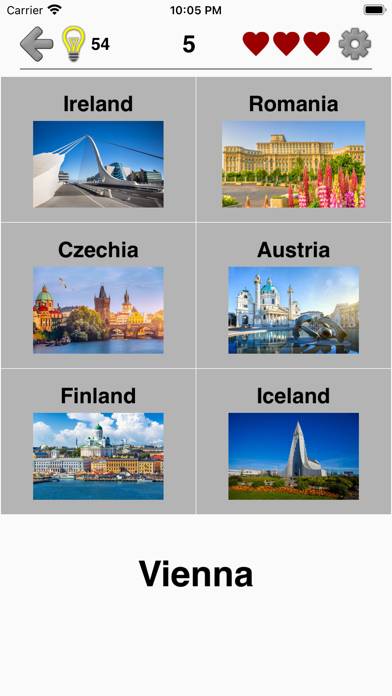 Capitals of the World Captura de pantalla de la aplicación #4