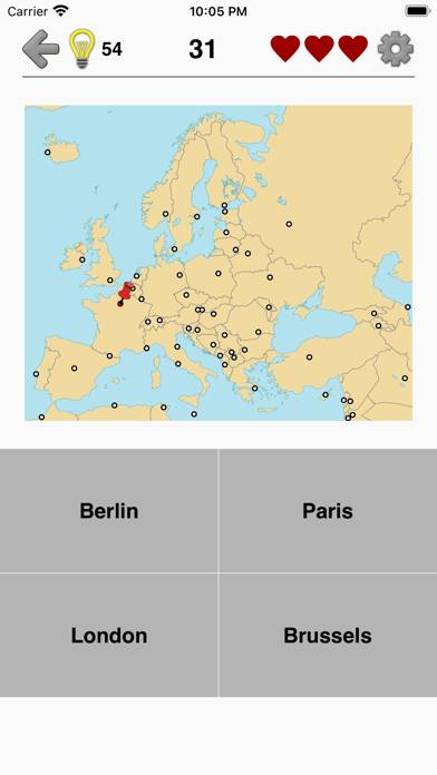 Capitals of the World Capture d'écran de l'application #5