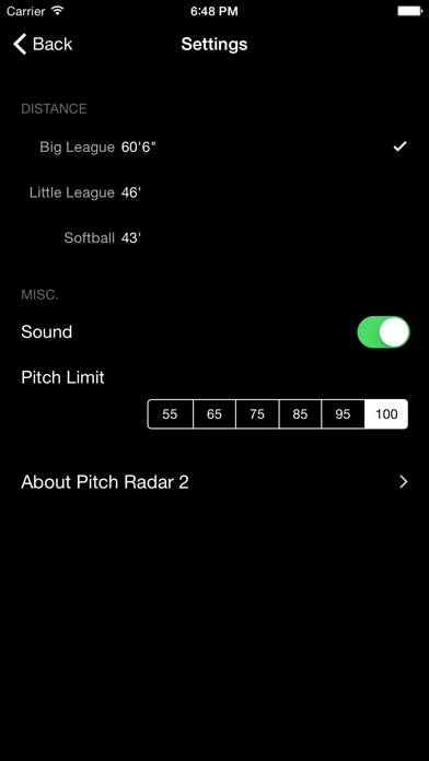 Pitch Radar App screenshot