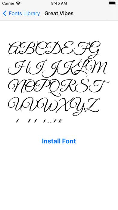 FontInstaller Install any font App-Screenshot #5