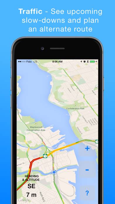 HeadsUp Drive: Traffic App App screenshot #2