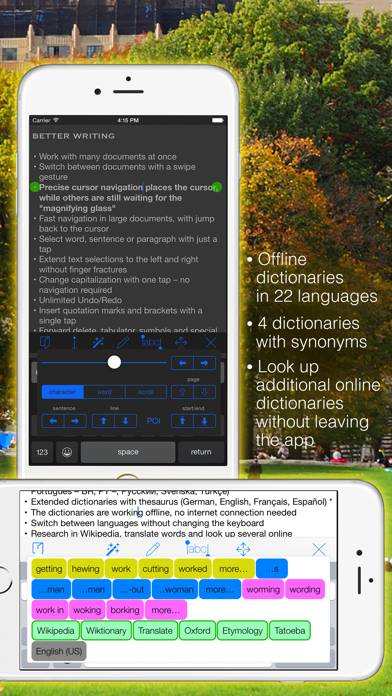Textkraft Pocket App skärmdump #2