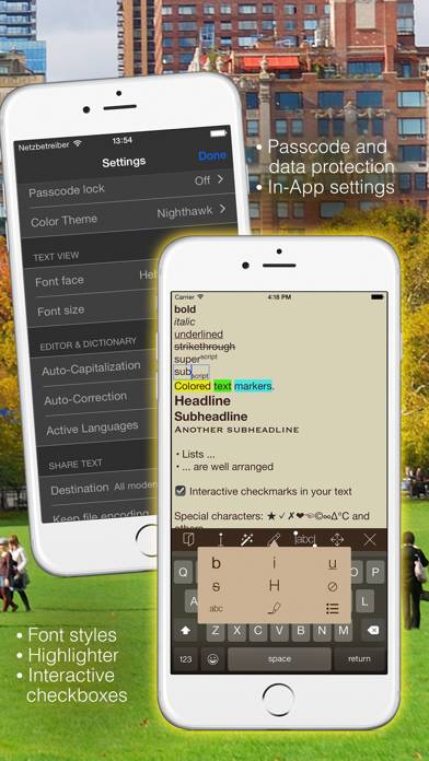 Textkraft Pocket App skärmdump #4