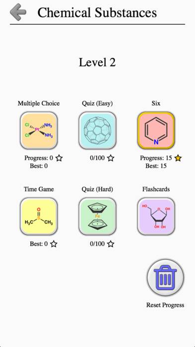 Chemical Substances: Chem-Quiz Schermata dell'app #3