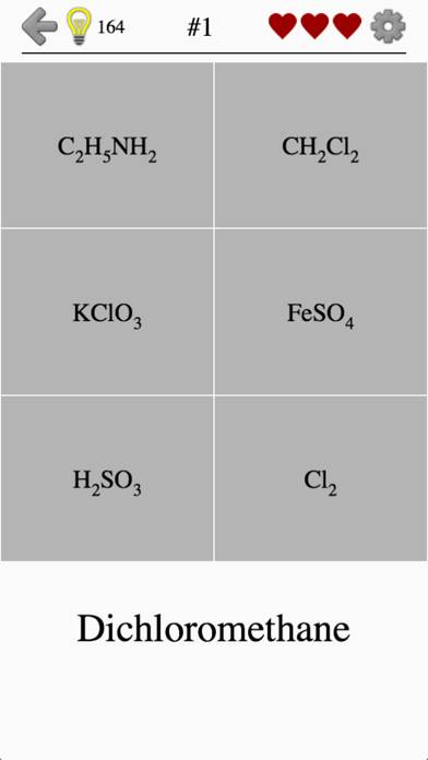 Chemical Substances: Chem-Quiz Скриншот приложения #5