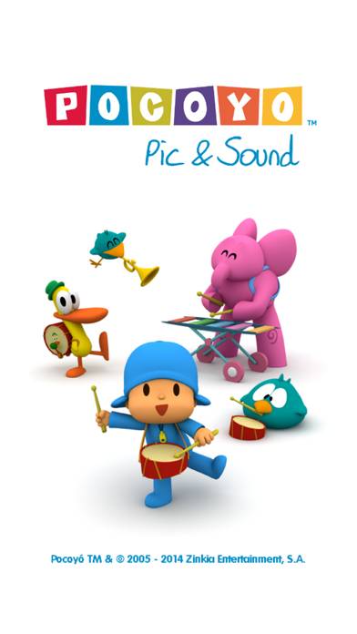 Pocoyo Pic & Sound Captura de pantalla de la aplicación #1