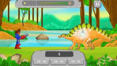 Math vs Dinosaurs PREMIUM Captura de pantalla de la aplicación #2