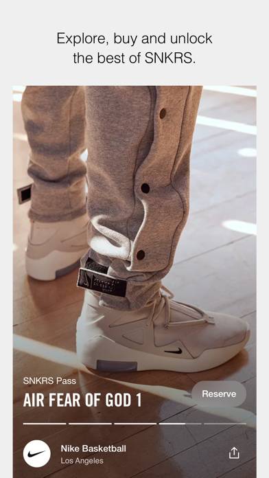 Nike SNKRS: Sneaker Release Captura de pantalla de la aplicación #2
