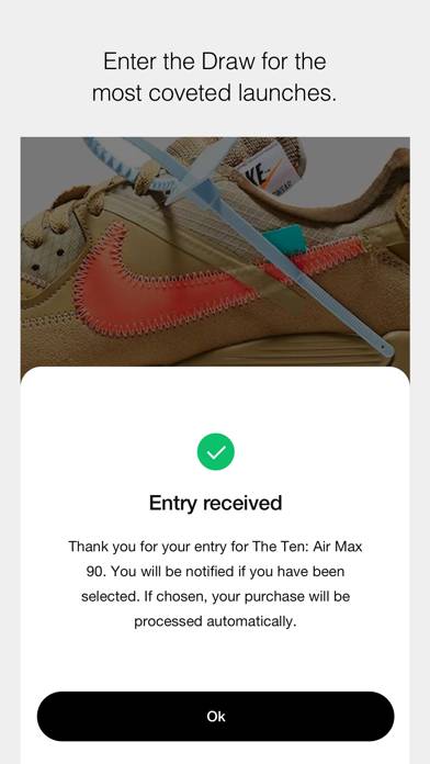 Nike SNKRS: Sneaker Release Captura de pantalla de la aplicación #4