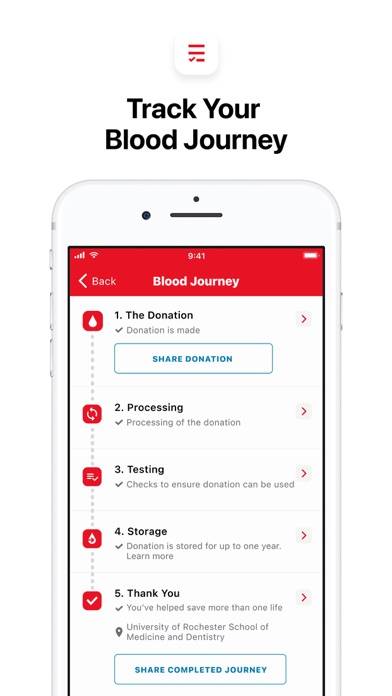 Blood Donor American Red Cross App screenshot #6