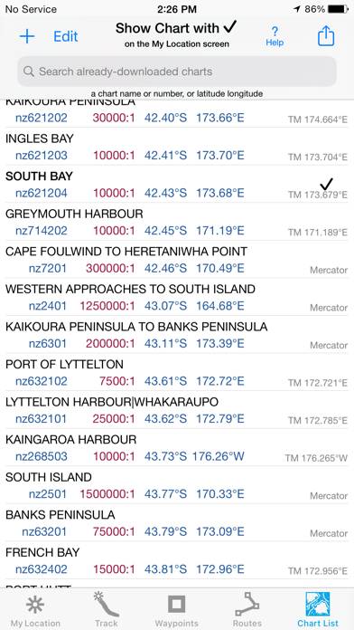 ISailGPS NZ : NZ Marine Charts Schermata dell'app #6