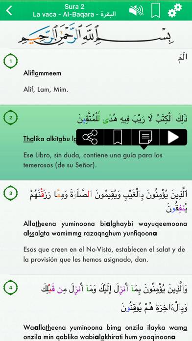 Corán Audio mp3: Español,Árabe Captura de pantalla de la aplicación #3