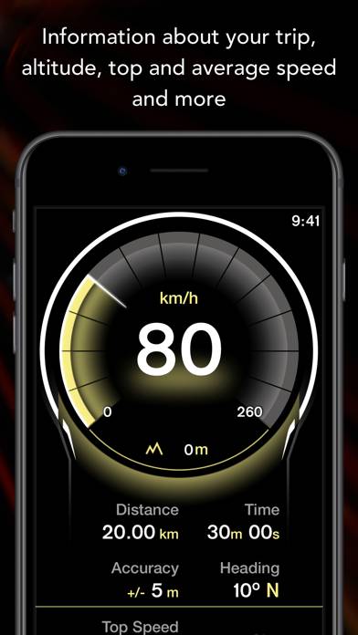 GPS Digital Speed Tracker Pro Capture d'écran de l'application #5