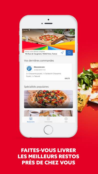 Just Eat FR App screenshot #2