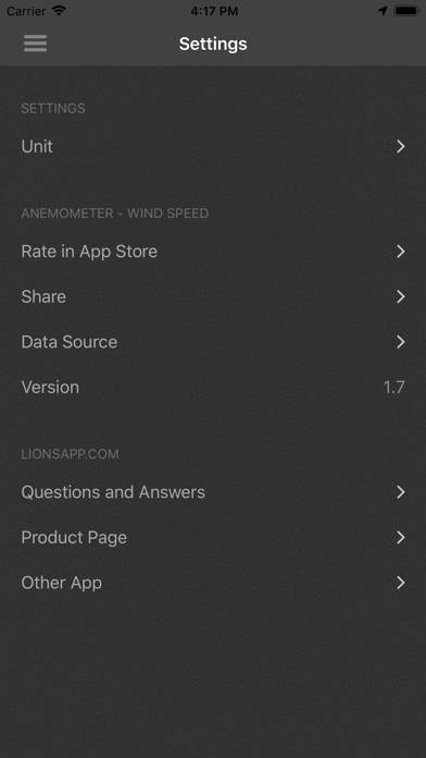 Anemometer App skärmdump #6