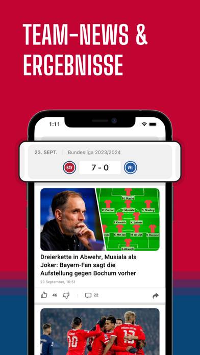 Bayern Live – Fussball App App screenshot #2