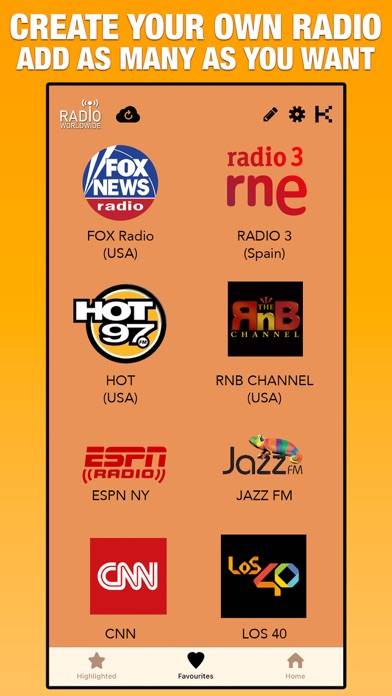 Radio Worldwide Schermata dell'app #2