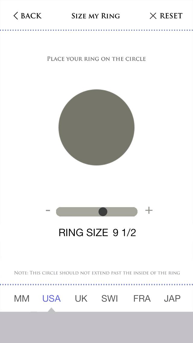 Size Your Ring Schermata dell'app #2