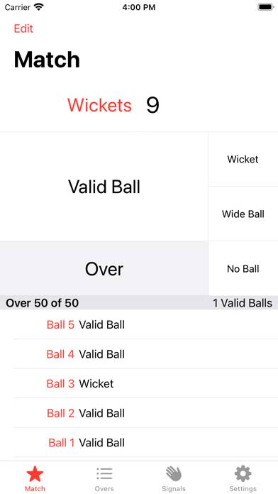 Clicket™ Umpire App screenshot #1