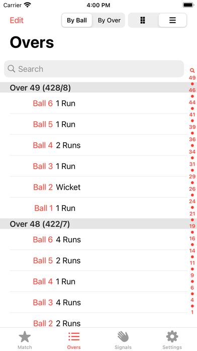 Clicket™ Umpire App-Screenshot