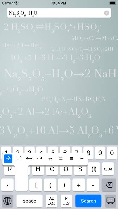 Chemistry Keyboard App screenshot