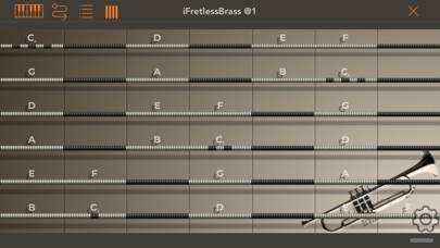 IFretless Brass App skärmdump