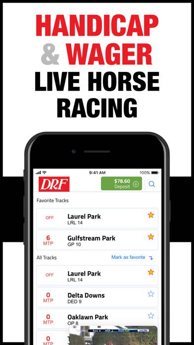 DRF Horse Racing Betting App screenshot #2