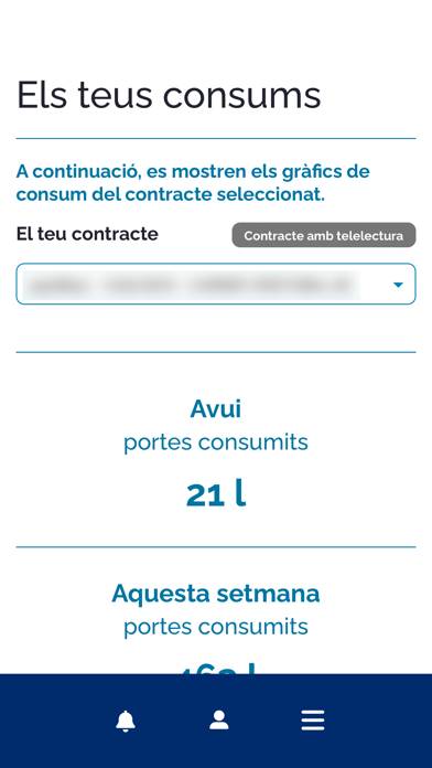 Aigües de Barcelona Captura de pantalla de la aplicación #4