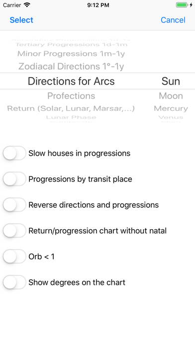 Astrological Charts Скриншот приложения #6