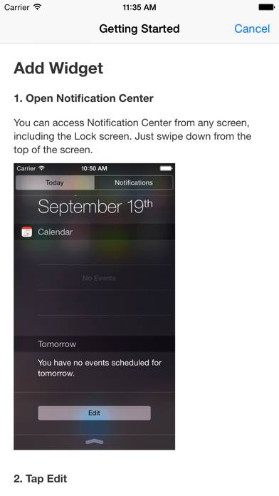 Calculator Widget for Notification Center App screenshot #2